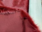 Γούνα οικολογική μακρύτριχη 'Red wine'