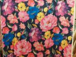 Σατέν 'ROSES' blue