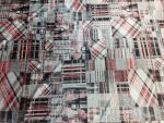 Βελούδο ελαστικό 'Patchwork' red