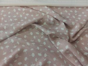 Viscose Linen Look Dusty Pink