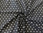 Ποπλίνα 'Stylish bubbles' black