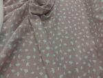 Viscose Linen Look Dusty Pink
