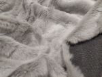 Γούνα οικολογική 'Rabbit' grey