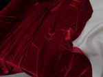 Βελούδο ελαστικό 'Diamonds' dark red