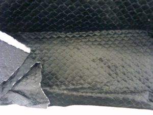 Καπιτονέ 'Velvet satin' black