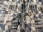 Βελούδο ελαστικό 'Patchwork' blue