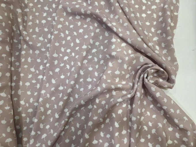 Viscose Linen Look-beige