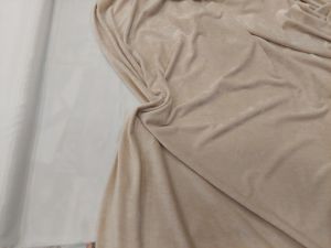 Βελούδο ελαστικό ματ 'Sugar' beige
