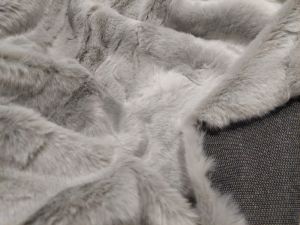 Γούνα οικολογική 'Rabbit' grey