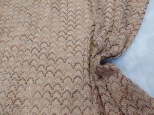 Πλεκτό 'Missoni style' dark beige