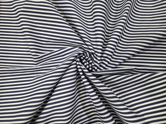 Ποπλίνα 'Navy stripes'