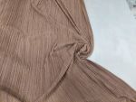 Ζέρσεϋ πλισσέ 'Paola' beige