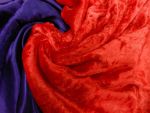 Βελούδο με 'νερά' 'Diamonds' red