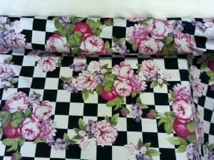 Καπαρτίνα 'Chess & roses'